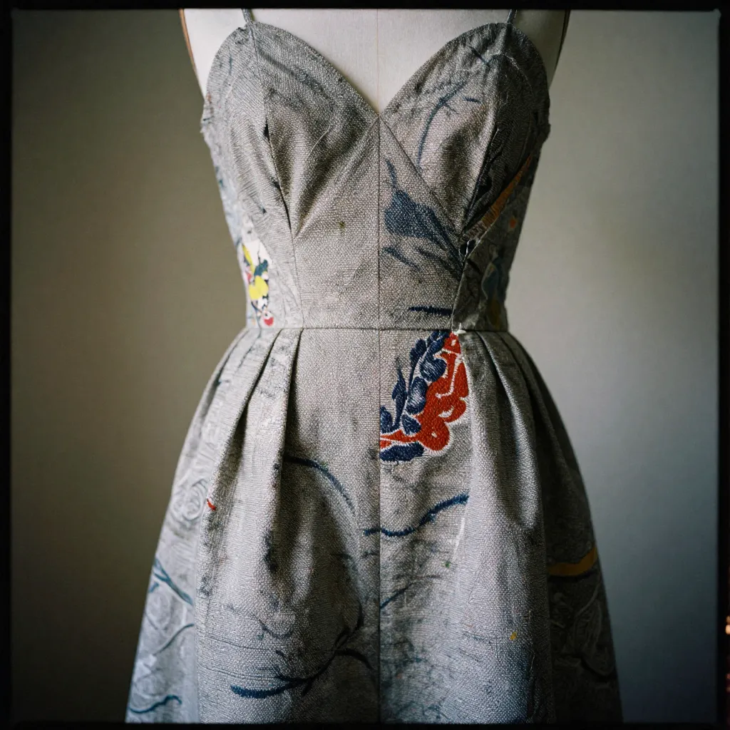 Upcycling vintage dresses with creative techniques
